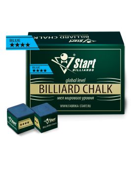 Мел Startbilliards 4 звезды синий (72шт)