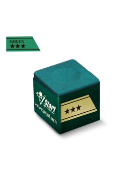 Мел Startbilliards 3 звезды зеленый (1шт)