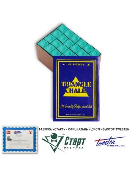 Мел Tweeten Triangle зеленый (72 шт)
