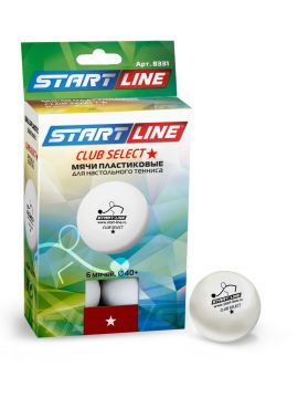 Мячи Start line Club Select 1* New (6 шт, бел.)