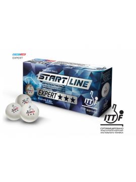 Мячи Start line EXPERT V40+ 3* (ITTF) (10 шт)