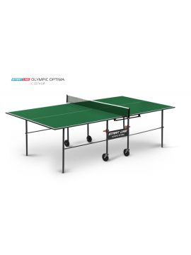 Стол теннисный Olympic Optima Зелёный с сеткой