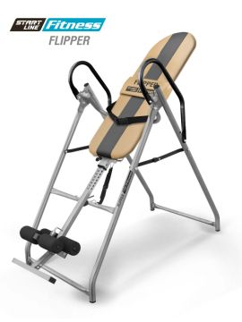 Инверсионный стол FLIPPER бежево-серый c подушкой