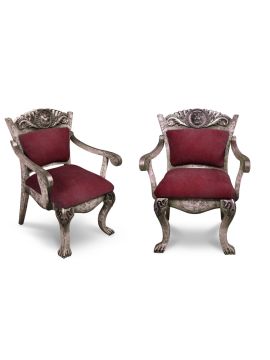 Кресло Лео II клен (60 Velvet-Lux)