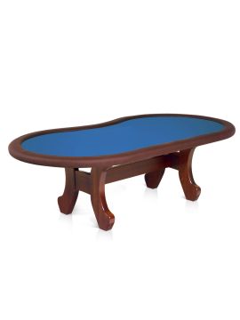 Стол для покера Калифорния сосна (, № 3, Сим_760 electric blue)
