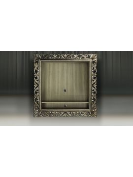 Модуль для TV 1234 х1234 с полкой (Мореный дуб)