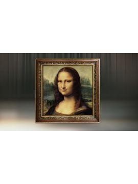 Рама Фоджи 1546х1546 (Мореный дуб/Фреска/Сильвер)