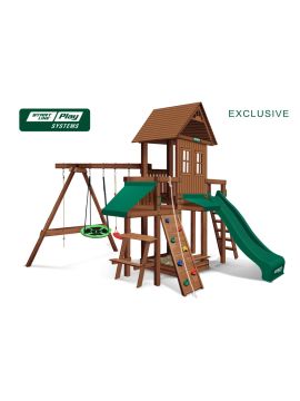 Детский городок EXCLUSIVE премиум Кедр (green)