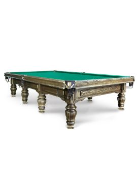 Бильярдный стол Чемпион-Клаб 12 фт (СЛАН_3_45_Lux,, Manchester 70 wool Yellow green competition)