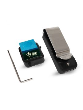 Держатель для мела металлический черный