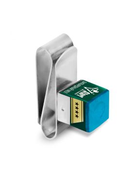 Держатель для мела металлический серебристый