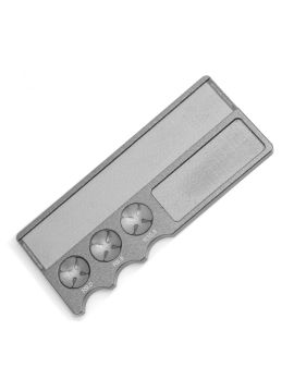 Инструмент-корректор для наклейки 3 в 1 серебро