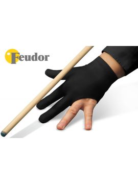 Перчатка-бильярдная Feudor Standard black XL