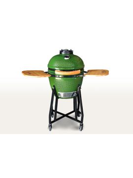 Керамический гриль-барбекю 18 дюймов (зеленый) (48см)