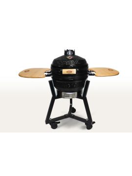 Керамический гриль-барбекю 16 дюймов (черный) (39,8 см)