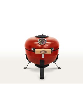 Портативный керамический гриль TRAVELLER 12 дюймов (красный) (30,5 см)