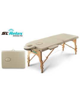 Массажный стол Relax Nirvana Pro бежевая кожа