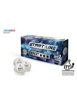 Мячи Start line EXPERT V40+ 3* (ITTF) (10 шт)