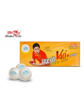 Мячи для н/т Double Fish 1* Volant (10 шт/упак.) р-р.40+