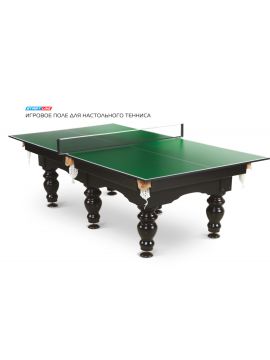 Игровое поле для настольного тенниса для бильярдного стола green