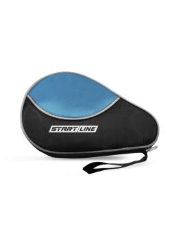 Чехол для теннисной ракетки синий с карманом