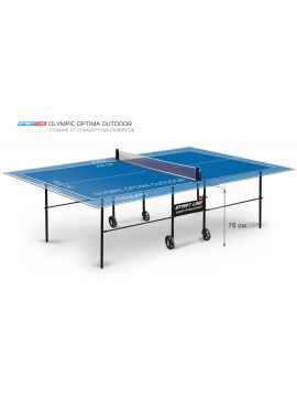 Стол теннисный Olympic Optima Всепогодный Синий