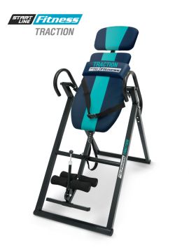Инверсионный стол TRACTION сине-бирюзовый с подушкой