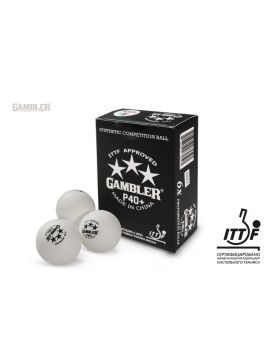Мячи для н/т GAMBLER P40+ BALL - 6 PACK