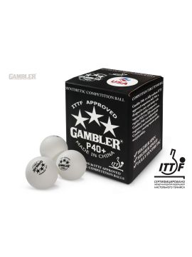 Мячи для н/т GAMBLER P40+ BALL - 36 PACK