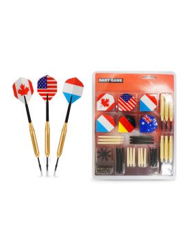 Набор дротиков и запасных частей (6 барелей, 18 хвостовиков, 18 оперений, 8 протектеров) 24 GM