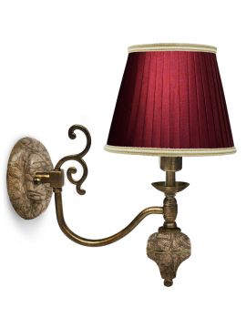 Бра Лео ll (Авт. № 2,плафоны синие,фурнитура золото)