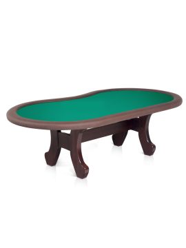 Стол для покера Техас сосна (, №4, Манчестер 60 yellow green ш1,95)