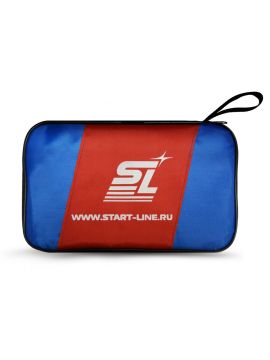 Чехол для теннисной ракетки прямоугольный (черно-красный)