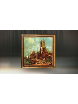 Рама Тоскана 1450х1450 (Сильвер/Матовый лак)