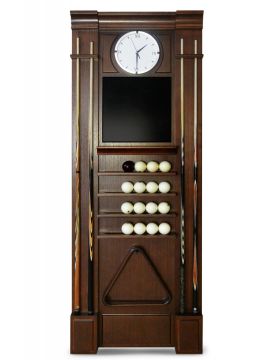 Киевница К-21 с часами ясень,шпон,мдф (№7)