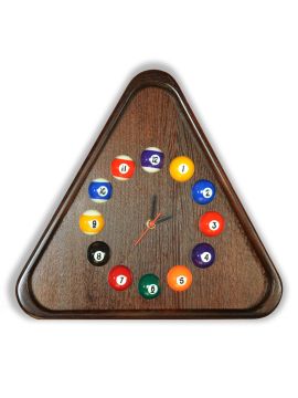 Часы Треугольник ясень/шпон (№ 2)