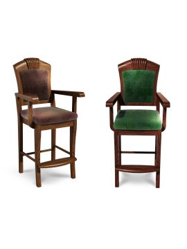 Стул бильярдный Ливерпуль ясень (№4,Ткань Vilvet Lux,24 Velvet-Lux)