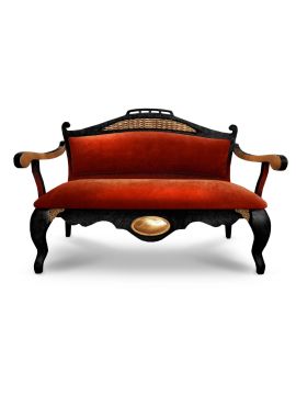 Диван Dragon  граб (Dragon красный,Ткань Vilvet Lux,54 Velvet-Lux)