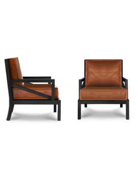 Кресло Fusion  ясень МДФ (Black_bristol,Ткань Lambre,Lambre_grey)