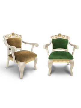 Кресло Ренессанс Голд клен (Авт. № 3,Ткань Vilvet Lux,78 Velvet-Lux)