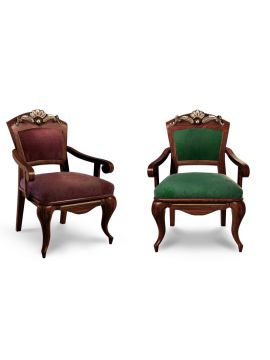 Кресло Император-Люкс ясень (№2,Ткань Vilvet Lux,29 Velvet_Lux)