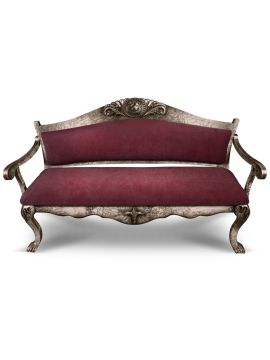 Диван Лео II клен (Авт. № 2,Ткань Vilvet Lux,78 Velvet-Lux)