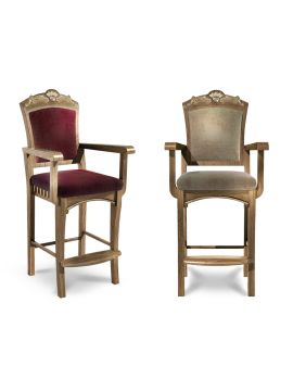 Стул бильярдный Император Голд ясень (Экс.4,Ткань Vilvet Lux,48 Velvet-Lux)