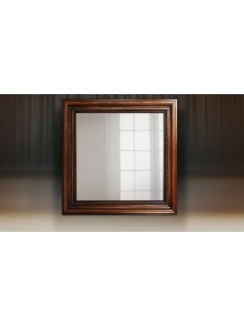 Зеркало Фоджи 1546х1546 (Роберто,Глянцевый лак,Фреска Голд)