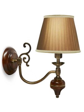 Бра Президент Сильвер (Экс.2,плафоны синие,фурнитура золото)