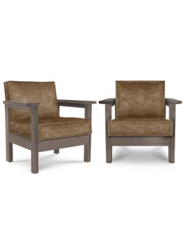 Кресло Victory ясень (Дуб натуральный(natur-wood),Винилискожа Mahogany,Винилискожа (Mahogany) цвет № 202)