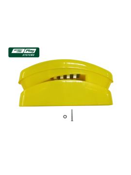 Пластиковый телефон желтый