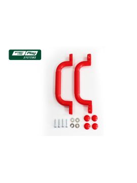 Пластиковый набор ручек красный