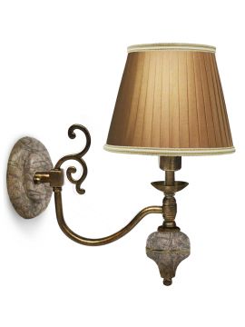 Бра Лео (Авт. № 2,плафоны синие,фурнитура золото)